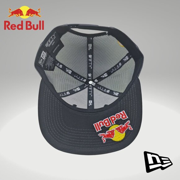 Hat Snapback New Era Dark Gray Mesh 9FIFTY Box & Sticker - Athlete Only - Picture 3 of 5